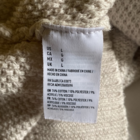 American Eagle Outfitters Knit Hooded Cardigan Sweater - Picture 7 of 7